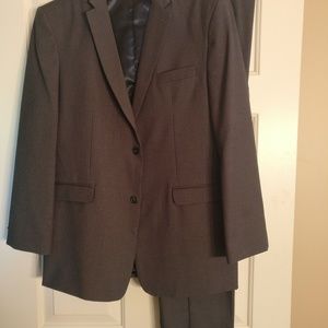 Boys Charcoal Gray Izod Suit - size 18